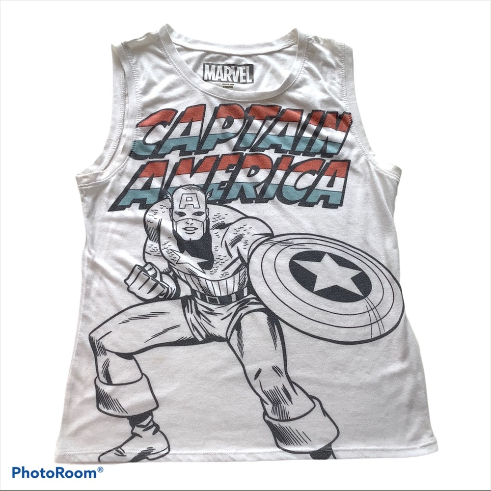MARVEL CAPTAIN AMERICA  Womens Tee L